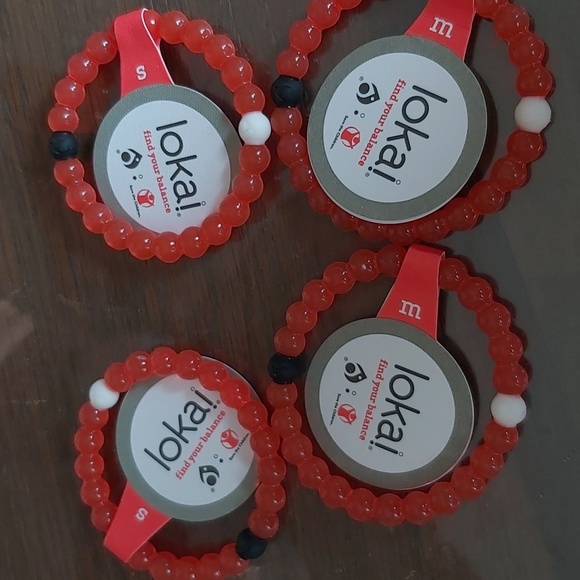 Lot of 4 red st Jude lokai - Picture 2 of 3
